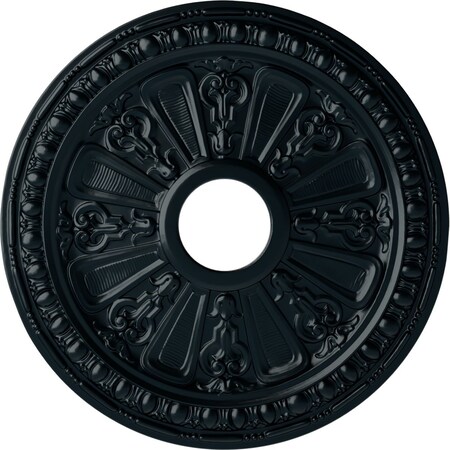Raymond Ceiling Medallion (Fits Canopies up to 5 1/8"), 18 1/8"OD 3 5/8"ID x 1 1/8"P, Night Shade